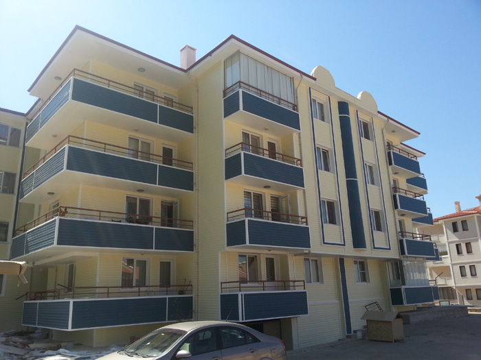 American Siding Uygulamalar Apartman Siteler 25 - Apartman ve Siteler american siding dış cephe kaplama uygulaması görseli