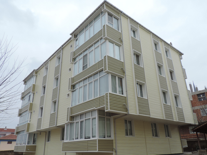American Siding Uygulamalar Apartman Siteler 39 - Apartman ve Siteler american siding dış cephe kaplama uygulaması görseli