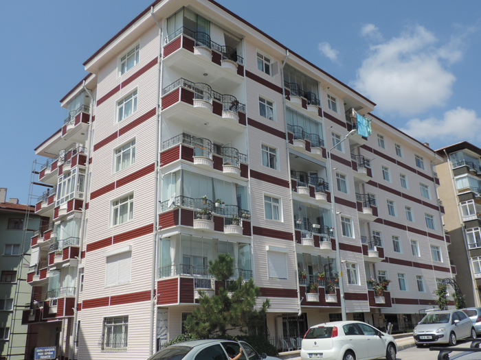 American Siding Uygulamalar Apartman Siteler 43 - Apartman ve Siteler american siding dış cephe kaplama uygulaması görseli