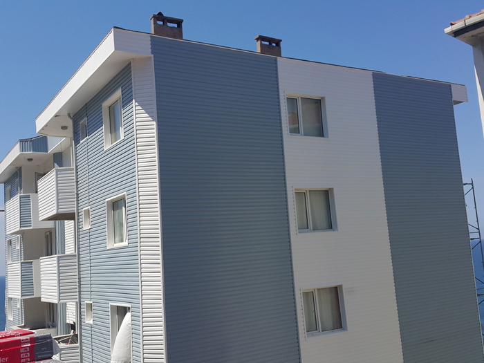 American Siding Uygulamalar Apartman Siteler 45 - Apartman ve Siteler american siding dış cephe kaplama uygulaması görseli