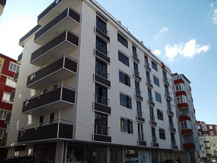 American Siding Uygulamalar Apartman Siteler 48 - Apartman ve Siteler american siding dış cephe kaplama uygulaması görseli
