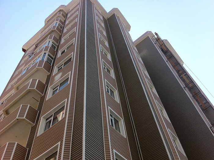 American Siding Uygulamalar Apartman Siteler 6 - Apartman ve Siteler american siding dış cephe kaplama uygulaması görseli