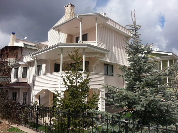 American Siding Uygulamalar Tek Katli Yapilar Villalar 15 - Tek Katlı Yapılar ve Villalar american siding dış cephe kaplama uygulaması görseli