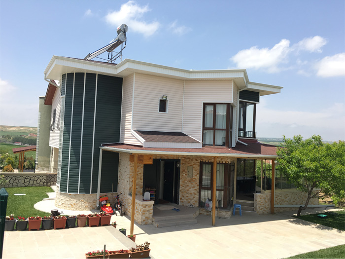 American Siding Uygulamalar Tek Katli Yapilar Villalar 6 - Tek Katlı Yapılar ve Villalar american siding dış cephe kaplama uygulaması görseli